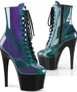 Pleaser Purple-Green / Black ADORE-1020SHG Gothic Boots 15 Pleaser Purple-Green / Black ADORE-1020SHG Gothic Boots