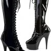 Gothic Boots Pleaser DELIGHT-2023 Boots 2 Gothic Boots Pleaser DELIGHT-2023 Boots