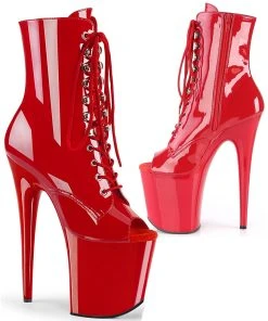 Pleaser FLAMINGO-1021 Boots Red