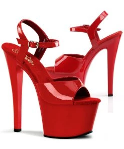Ladies Fetish Boots Pleaser SKY 309 Shoes Red