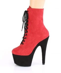 Pleaser ADORE 1020FSTT Red Black Boots