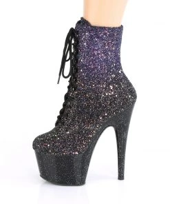 Pleaser ADORE 1020OMBG Purple Glitter Boots All Footwear
