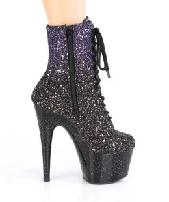 Pleaser ADORE 1020OMBG Purple Glitter Boots All Footwear