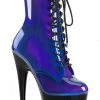 All Footwear Pleaser ADORE 1020SHG Blue Purple Boots