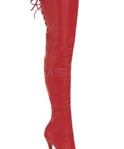 Pleaser LEGEND 8899 Boots Red Ladies Fetish Boots