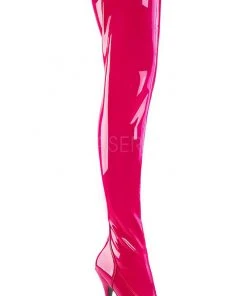 Pleaser SEDUCE 3000 Boots Pink Ladies Fetish Boots