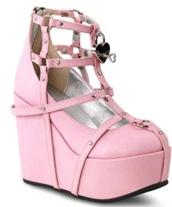 Demonia POISON 25-2 Shoes Pink All Footwear