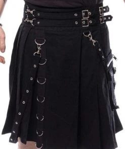 Innocent Clothing Poizen Chemical Black Calle Kilt