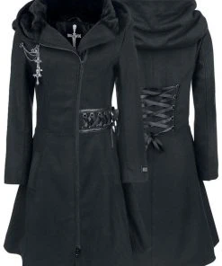 Innocent Clothing Poizen Alchemy Black Tears Coat All Ladies Clothing
