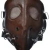 Innocent Clothing All Steampunk Accessories Poizen Hannibal Full Face Mask Brown