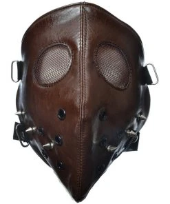 Innocent Clothing All Steampunk Accessories Poizen Hannibal Full Face Mask Brown