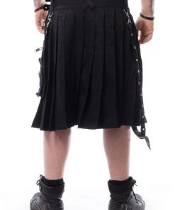 Innocent Clothing Poizen Chemical Black Calle Kilt