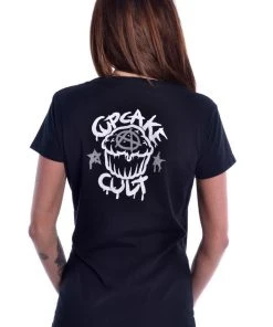 Innocent Clothing All Ladies Clothing Poizen Cat Skull T-Shirt (Large) # 9 Innocent Clothing All Ladies Clothing Poizen Cat Skull T-Shirt (Large) #