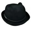 Innocent Clothing Poizen Kitty Bowler Hat Black Gothic Accessories