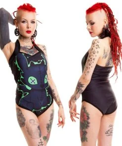 Innocent Clothing Poizen Voodoo Dragon Swimsuit (medium) # All Ladies Clothing