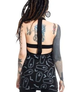 Innocent Clothing All Ladies Clothing Poizen Heartless Crypt Top (Small) #