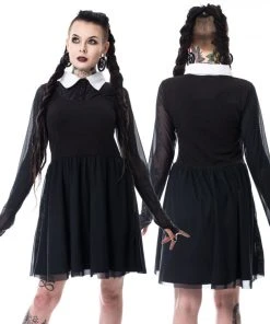 Innocent Clothing Poizen Wednesday Lace Dress (L) All Ladies Clothing