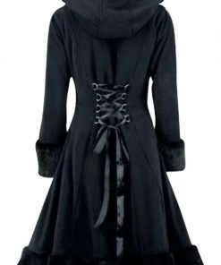 Innocent Clothing All Ladies Clothing Poizen Minx Coat Black