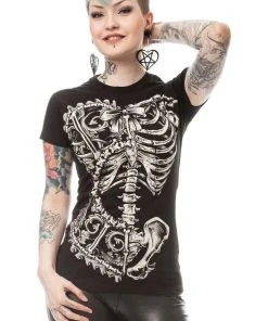 Innocent Clothing All Ladies Clothing Poizen Vixxsin Bone Corset T-shirt