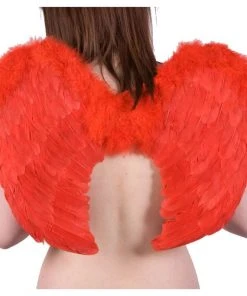 Innocent Clothing Poizen Medium Red Feather Wings