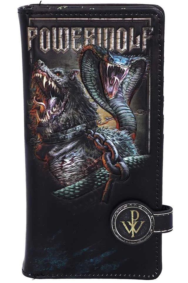 Nemesis Now Powerwolf Embossed Purse 3 Nemesis Now Powerwolf Embossed Purse