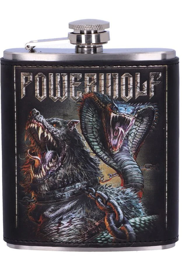 Nemesis Now Powerwolf Hip Flask 3 Nemesis Now Powerwolf Hip Flask