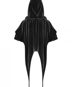 Punk Rave Black Fairy Hooded Bolero Cape 30 Punk Rave Black Fairy Hooded Bolero Cape