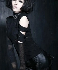 Punk Rave Blackwidow Top T-288 Ladies Gothic Clothing