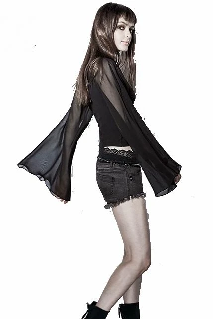 Punk Rave Calypso Top Ladies Gothic Clothing 6 Punk Rave Calypso Top Ladies Gothic Clothing