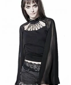 Punk Rave Calypso Top Ladies Gothic Clothing