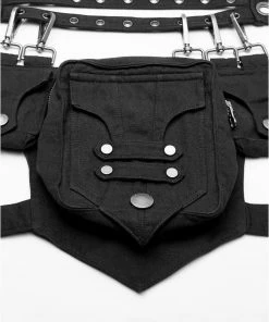 Punk Rave Catacomb Bag And Harness Black