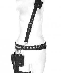 Punk Rave Catacomb Bag And Harness Black