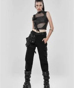 Punk Rave Catacomb Bag And Harness Black