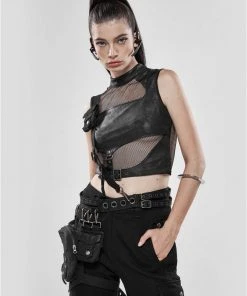 Punk Rave Catacomb Bag And Harness Black