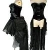 Ladies Gothic Clothing Punk Rave Corset Dress
