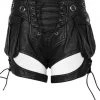 Ladies Gothic Clothing Punk Rave Dementria Shorts