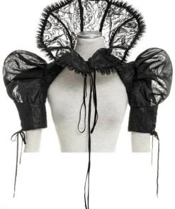 Punk Rave Fortress Collar Sleeve Shrug Top Ladies Gothic Clothing
