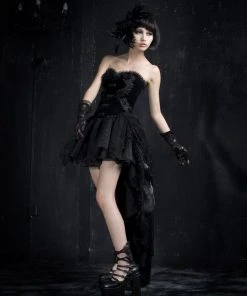 Ladies Gothic Clothing Punk Rave Corset Dress