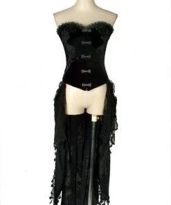 Ladies Gothic Clothing Punk Rave Corset Dress