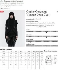 Punk Rave Victorian Lace Tailed Jacket Y-831