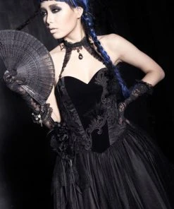 Punk Rave Gown Ladies Gothic Clothing