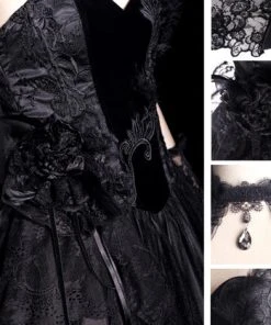 Punk Rave Gown Ladies Gothic Clothing