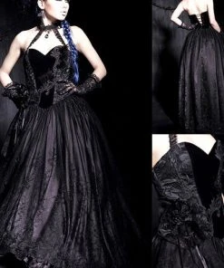 Punk Rave Gown Ladies Gothic Clothing