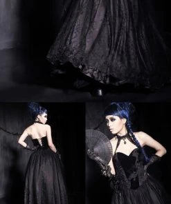 Punk Rave Gown Ladies Gothic Clothing