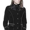 Mens Gothic Clothing Punk Rave Hamlet Black Jacket