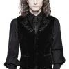 Punk Rave Hamlet Waistcoat Black