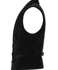 Punk Rave Hamlet Waistcoat Black