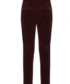 Mens Gothic Clothing Punk Rave Hamlet Red Trousers