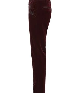 Mens Gothic Clothing Punk Rave Hamlet Red Trousers