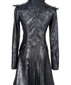 Punk Rave Ladies Military Style Spiky Coat Y-366